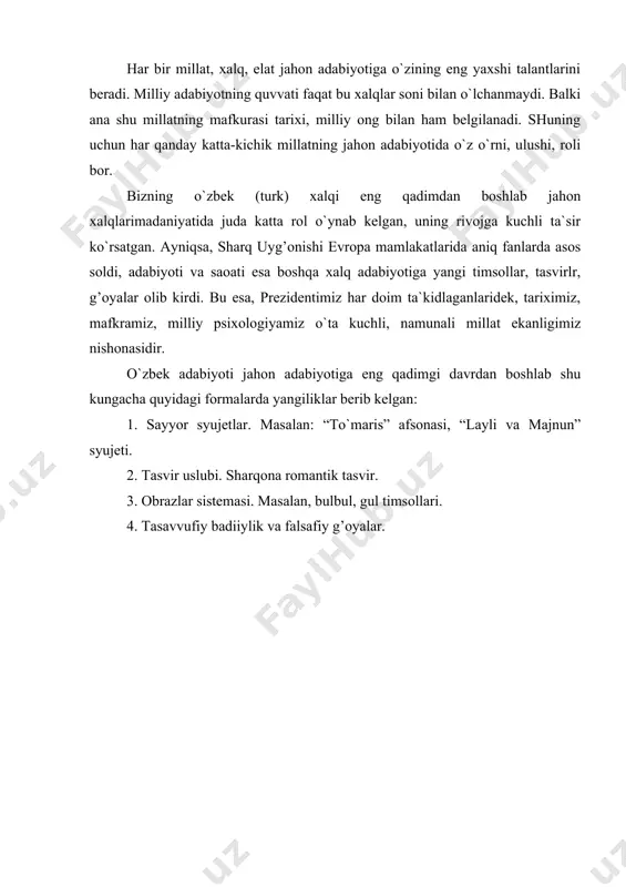 jahon xalqlari adabiyotiga umumiy tavsif - Page 5