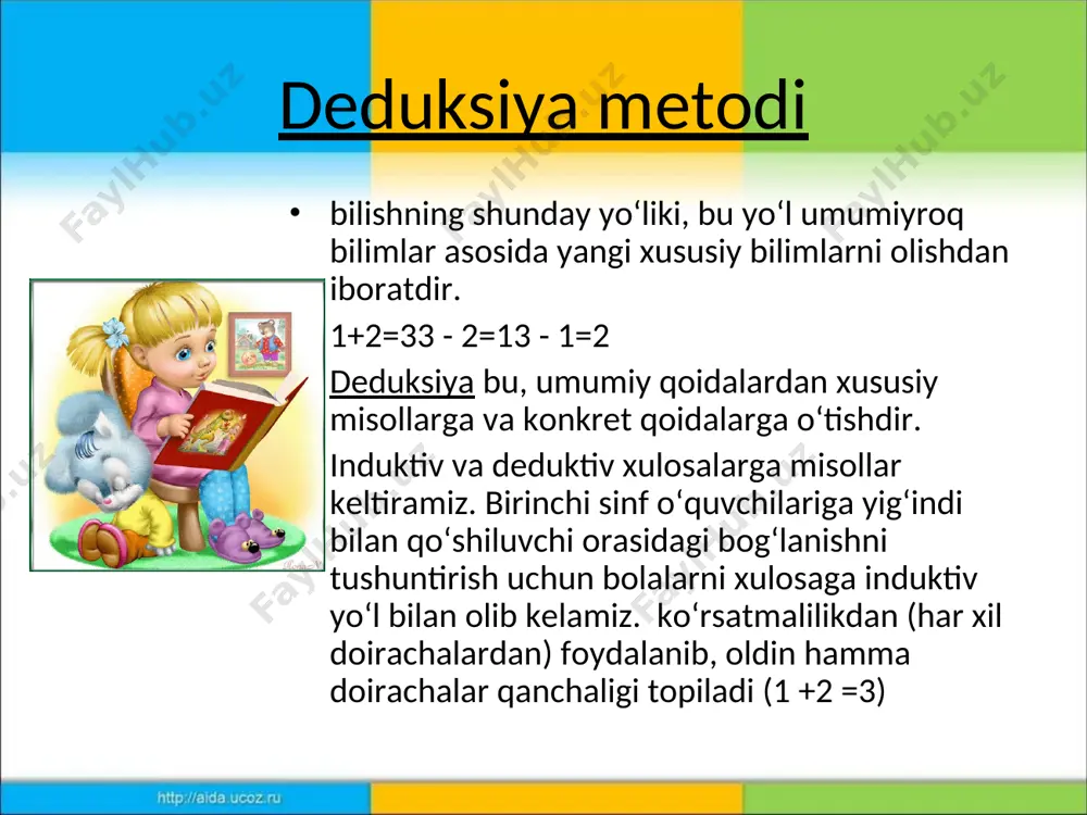 induksiya, deduksiya, analogiya metodlari - Page 5