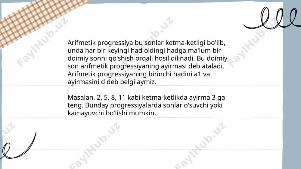 arifmetik va geometrik progressiya - Page 3