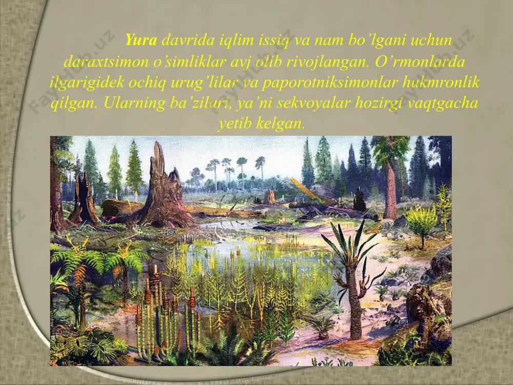 mezozoy, kaynozoy eralaridagi hayot - Page 4