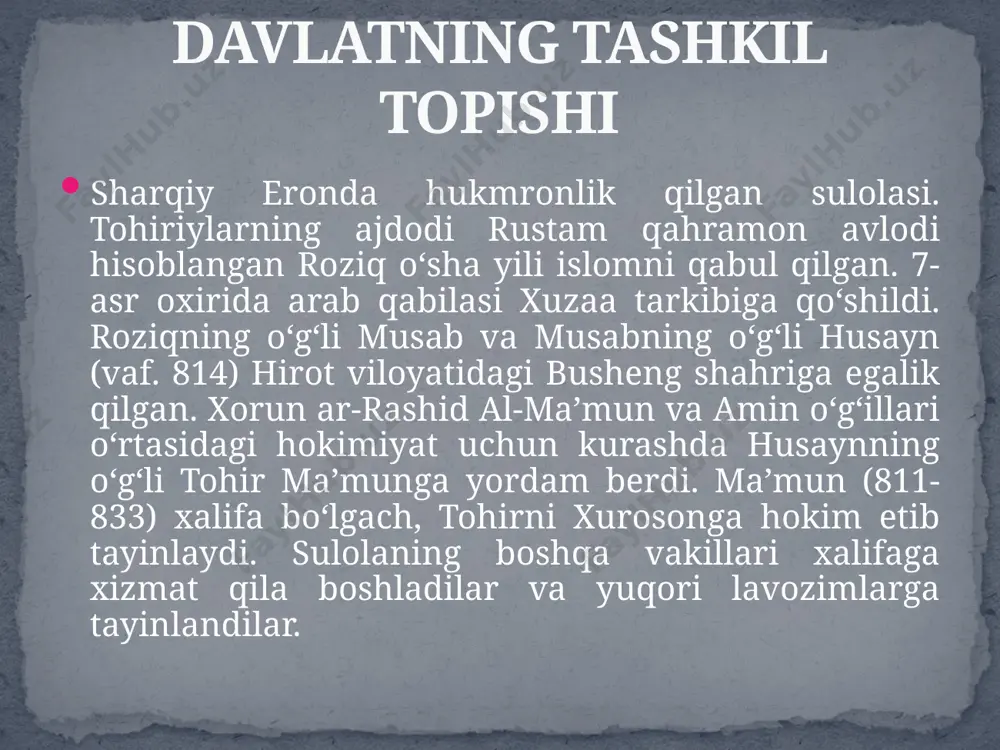 tohiriylar davlati boshqaruv - Page 5
