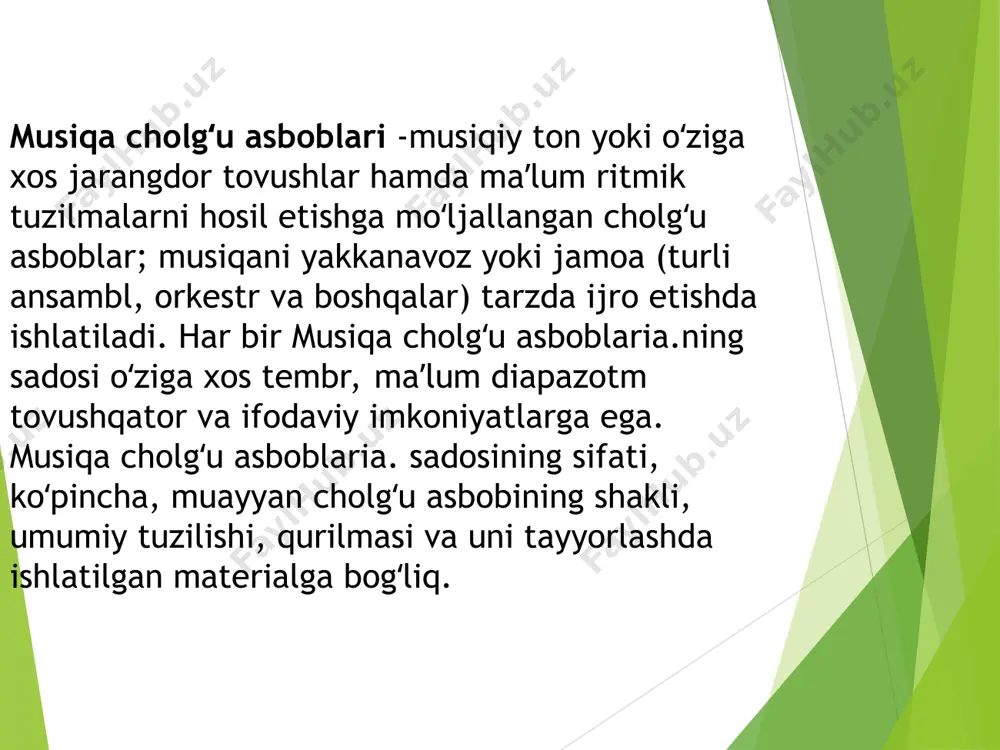 musiqiy cholg’ularning ilk shakil va turlari - Page 3