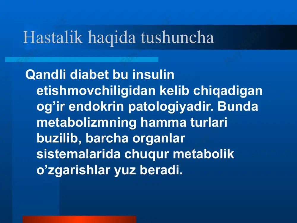 qandli diabet - etiopatogenez, klinika va davosi - Page 3