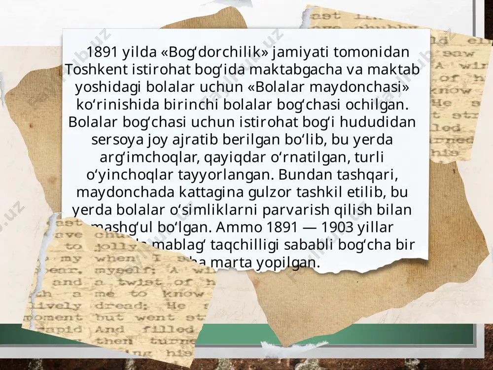 o'zbekistondagi ilkbog'cha tarixi - Page 5