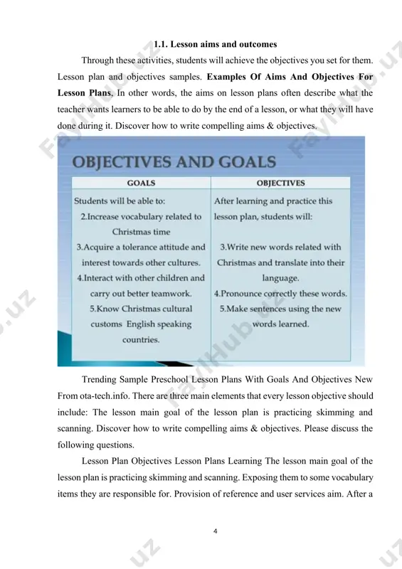 [2: salsbury, denise e., and melinda schoenfeldt. lesson planning: a research-based model for k-12 classrooms. alexandria, va: prentice hall, 2008.] there are many benefits to lesson planning and many schools require teachers to create and submit lesson plans for their classes. 1. stay organized: lesson planning allows teachers to keep their classes organized and on track with their teaching goals and objectives. 2. evaluate performance: lesson plans help teachers assess how students grasped concepts and learned the curriculum. teachers can make adjustments or change activities based on how students responded and how they performed on assessments. 3. helpful for substitute teachers: well-organized lesson plans can help students stay on track even when the teacher is absent. substitute teachers can follow the instructions of the lesson plan and carry out the activities in the event the full-time teacher is out of the classroom. 4. helps teachers be more effective: lesson plans …
