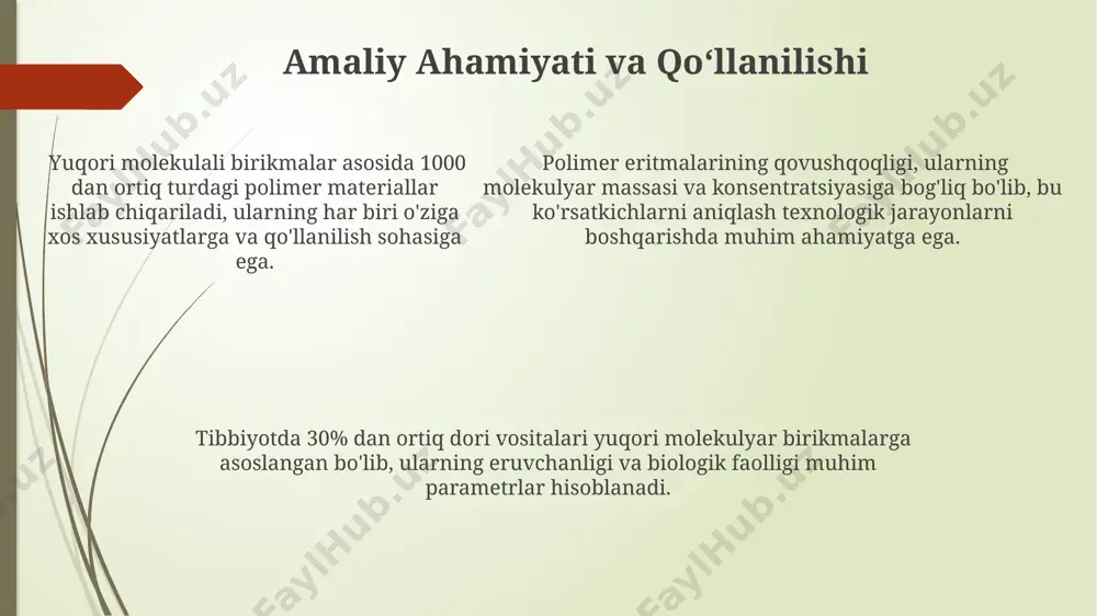 yuqori molekulyar birikmalar, eritmalarning xossalari - Page 5