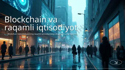 blockchain va raqamli iqtisodiyot — PPTX