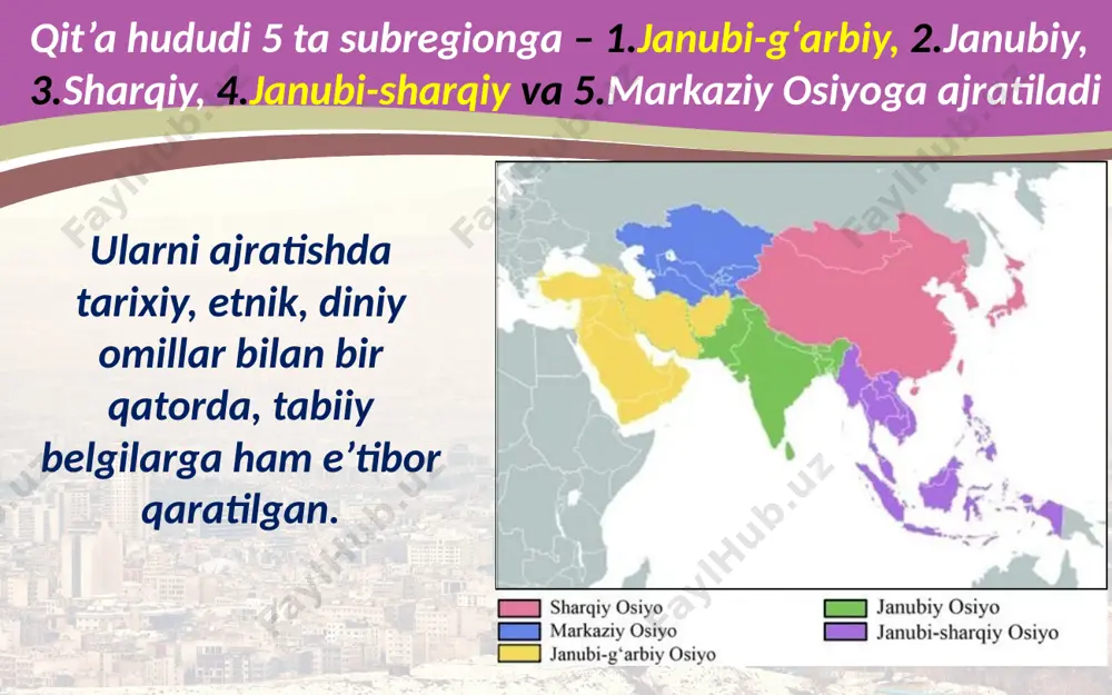 janubi g‘arbiy va janubiy osiyo davlatlari. 10 - sinf - Page 5
