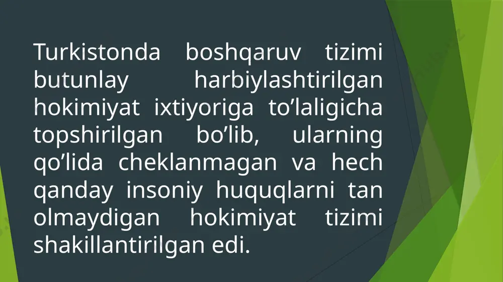 rossiya imperiyasining turkiston dagi ma'uriy boshqaruv tizimi - Page 3