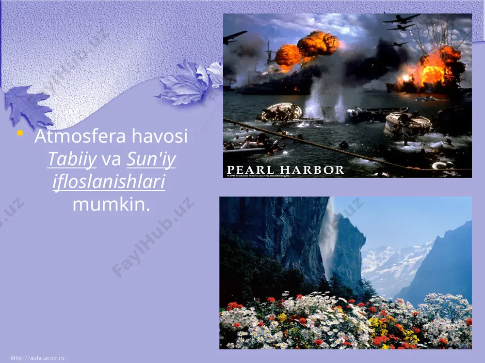atmosfera havosining ifloslanishi va unikamaytirish usullari - Page 5
