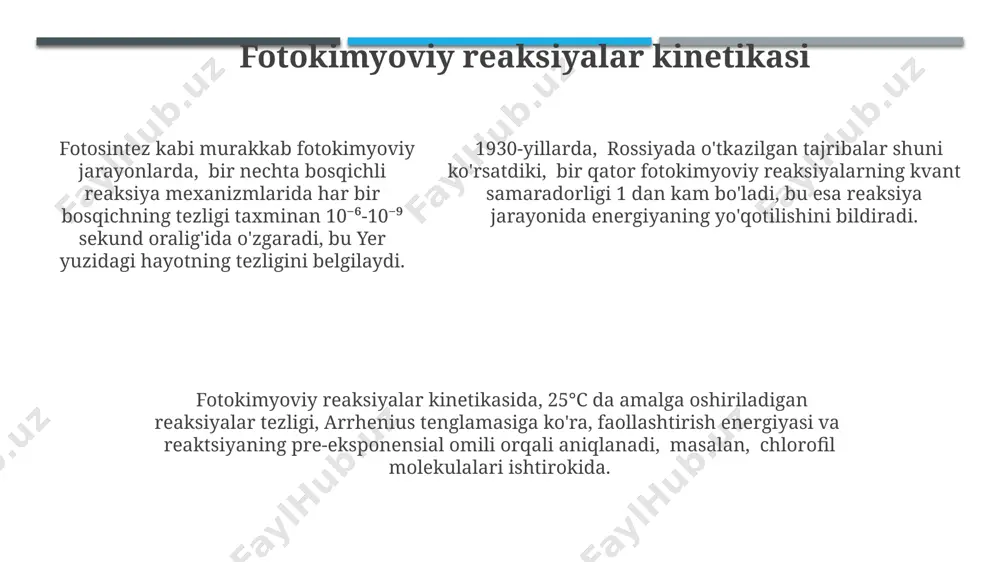 fotokimyoviy jarayonlarning nazariy asosi - Page 5