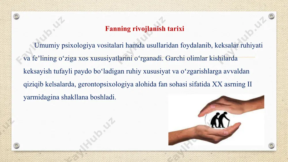 geronto davri psixologiyasining xususiyatlari - Page 4
