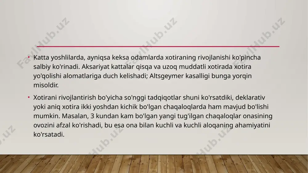 xotira rivojining asosiy omillari va shart-sharoitlari - Page 4