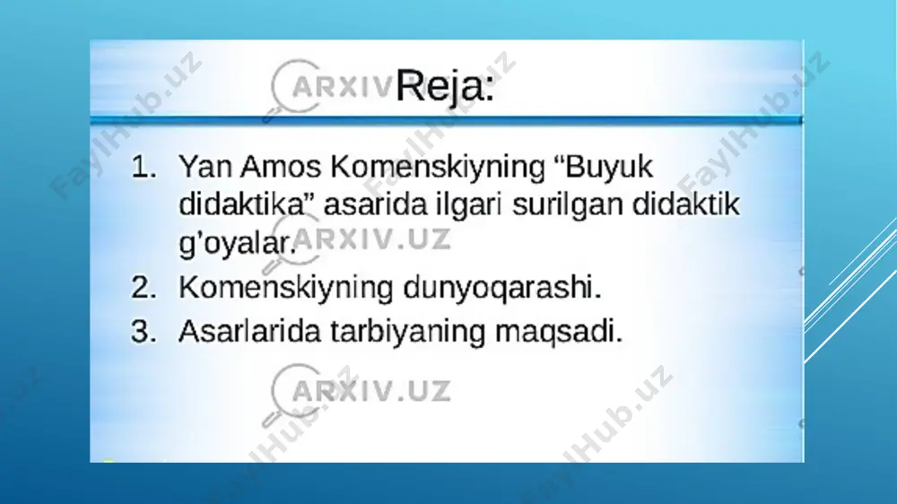 yan amos komenskiyning pedagogik tizimi - Page 2