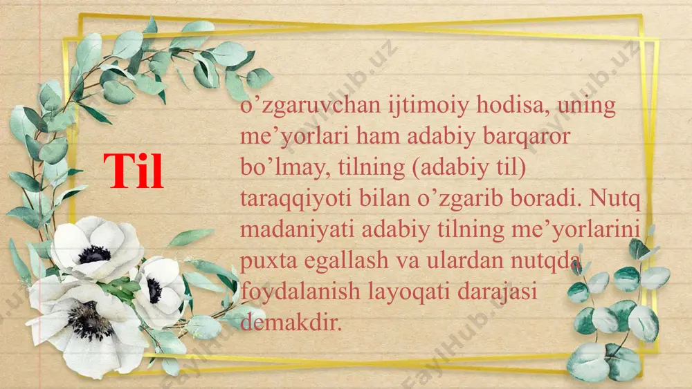 dalanish badiiy ijodning, umuman nutqning badiiyligini, uslubning fazilati, taʼsirchanligini oshiradi. jargon jargon (fransuzcha: jargon safsata) — biror ijtimoiy guruhning oʻziga xos leksikasi, fonetikasi va grammatikasi bilan umum soʻzlashuv tili va mahalliy dialektlardan farq qiladigan tili. jargon muayyan ijtimoiy muhitda yuzaga keladi va shular manfaatiga xizmat qiladi (maye, talabalar, harbiy xizmatchilar, turli kasb, mashgʻulot egalari orasidagi jargon). masalan, yoshlar orasida "ketdim" oʻrnida "sirpandim", "pul" oʻrnida "soqqa", "dollar" oʻrnida "koʻki"; sanʼatkorlar orasida "xizmat uchun haq olmaslik" oʻrnida "tom suvoq", "pul" oʻrnida "yakan" va h. k. jargonlar uchraydi. jargon badiiy ijodda asar qahramoni xususiyati, tabiatini ochib berish uchun xizmat qiladi. bunday jargonlarni kuchli rivojlangan va aniq terminlarga ega biror kasb tili bilan aralashtirmaslik lozim. jargon ham leksik, ham uslubiy jihatdan turli-tuman, tezda oʻzgaruvchan, barqaror boʻlmaydi. jargonlar turli tillarda soʻzlashuvchi xalqlar vakillarining bir-birlari bilan aloqa qilishida yoki turli xalq vakillari yigʻiladigan joylar (maye, chegara, portlar)da ham paydo boʻladi. jargonlar qaysi ijtimoiy guruh orasida yuzaga …