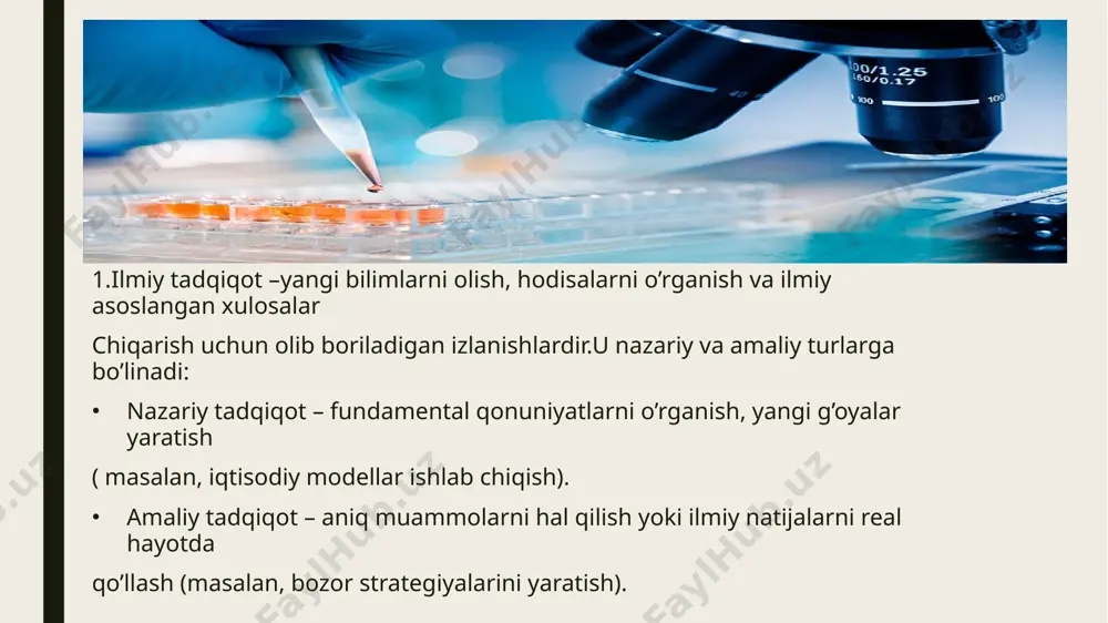 ar ilmiy tadqiqotlar va tajriba-konstruktorlik ishlari natijasida milliardlab dollar daromad qilmoqda. 1. moliyalashtirish va investitsiya yetishmovchiligi muammo: ittki uchun ajratiladigan mablag‘larning yetishmovchiligi innovatsion loyihalarga xususiy sektor investitsiyalarining kamligi ilmiy tadqiqotlarga davlat tomonidan cheklangan mablag‘ ajratilishi hal qilish yo‘llari: davlat tomonidan ittki uchun maxsus grantlar va imtiyozli kreditlar ajratish xususiy sektor va davlat hamkorligini (ppp – public-private partnership) rivojlantirish innovatsion loyihalarga investitsiyalarni jalb qilish uchun soliq imtiyozlarini joriy etish 2. kadrlar tanqisligi va ilmiy salohiyatning kamligi muammo: yuksak malakali ilmiy kadrlar va mutaxassislarning yetishmovchiligi yosh olimlarning xorijga ketishi (brain drain) ilmiy muassasalarda zamonaviy bilim va texnologiyalarni o‘rganish imkoniyatining cheklanganligi hal qilish yo‘llari: ilmiy tadqiqot institutlari va universitetlarda yosh olimlarni qo‘llab-quvvatlash dasturlarini yaratish ilmiy izlanishlar bilan shug‘ullanayotgan olimlarga yuqori maosh va mukofot tizimini joriy etish xalqaro ilmiy hamkorlik va tajriba almashinuv dasturlarini kengaytirish 3. innovatsion infratuzilmaning yetarlicha rivojlanmagani muammo: ilmiy laboratoriyalar va texnoparklarning yetishmovchiligi ilmiy tadqiqot muassasalarining moddiy-texnik bazasining eskirganligi startap va …