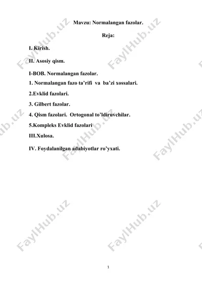 normalangan fazolar — DOCX