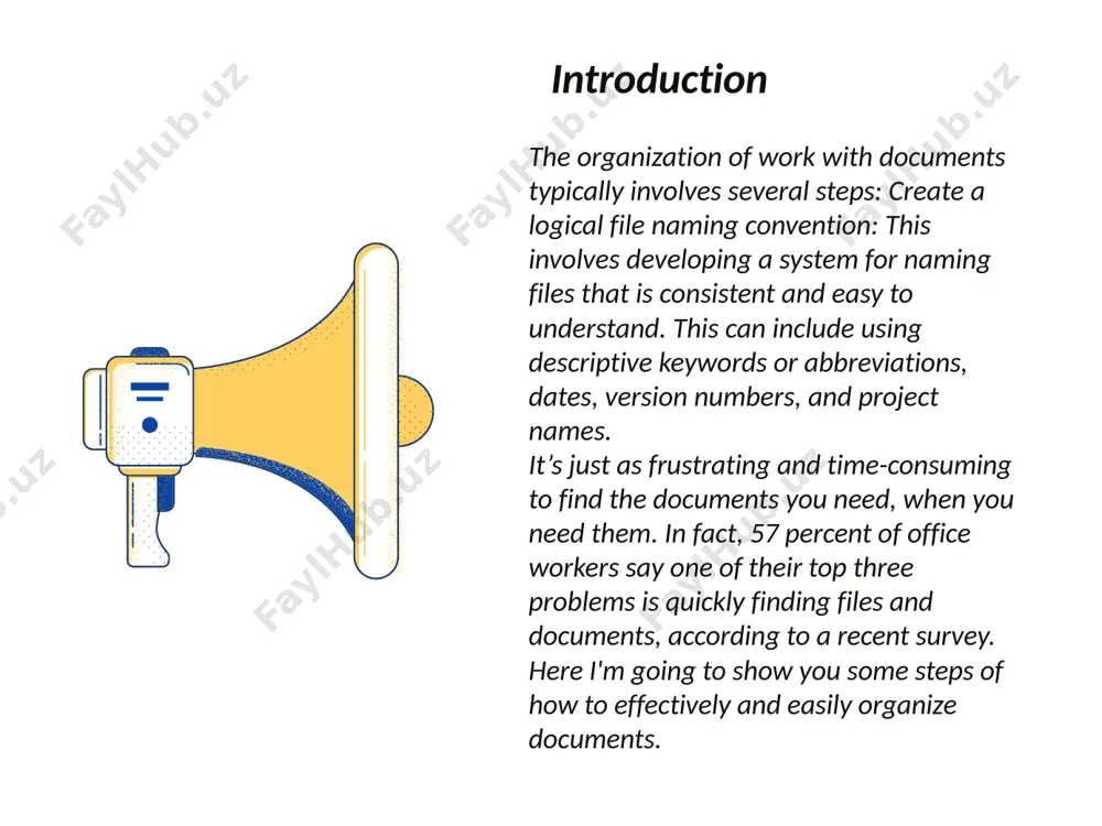 organization of work with documents - Page 3