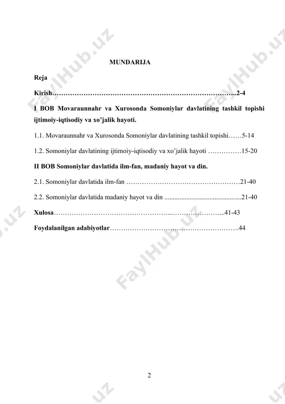 ib, o‘zbek xalqi davlatchiligi tarixidagi boy an'analarni tadqiq etish dolzarb muammo tarzida maxsus ta'kidlandi. prezidentimiz belgilab bergan muhim vazifalar va tarixchi olimlar oldiga qo‘yilgan masalalar shundan iboratki, asl manbalarga tayangan holda vatan tarixiga yangicha yondoshib, qadimgi davrdan to bizning zamonimizgacha bo‘lgan tarixiy jarayonlarni va voqealarni o‘rganishimiz zarur. tarixchilarimiz zimmasiga o‘lkamiz tarixini xolisona va haqqoniy yoritish, unga adolat nuqtai nazaridan yondoshish va baho berish kabi ulkan vazifalar qo‘yildi. o‘zbekistonning qadimgi tarixi va madaniyati, qadimgi madaniy aloqalar mavzulariga katta e'tibor berilayotganligi ahamiyatga molikdir. zero, o‘zbekiston tarixidagi iqtisodiy, siyosiy va madaniy jarayonlarni aks ettiruvchi yozma manbalar va hujjatlarni yangi asoslarda tahlil etib umumlashtirish muhimdir. o’zbekiaston respublikas prezidenti ta'kidlaganlaridek “mustaqillik yillari o‘z o‘tmishimizni, o‘z madaniyatimizni xolisona bilib olish davridir. bu jahon hamjamiyati, tarix oldidagi vazifamizni anglab olish davridir”[footnoteref:1]. xalqimiz tarixini o‘rganish va uni targ‘ib etishda, o‘zbek davlatchiligi tarixida, uning madaniy rivojlanishida hukmdor sulolalar boshqaruvi, ularning ayrim vakillari alohida o‘rin tutadi. o‘zbek xalqi davlatchiligi taraqqiyotida …