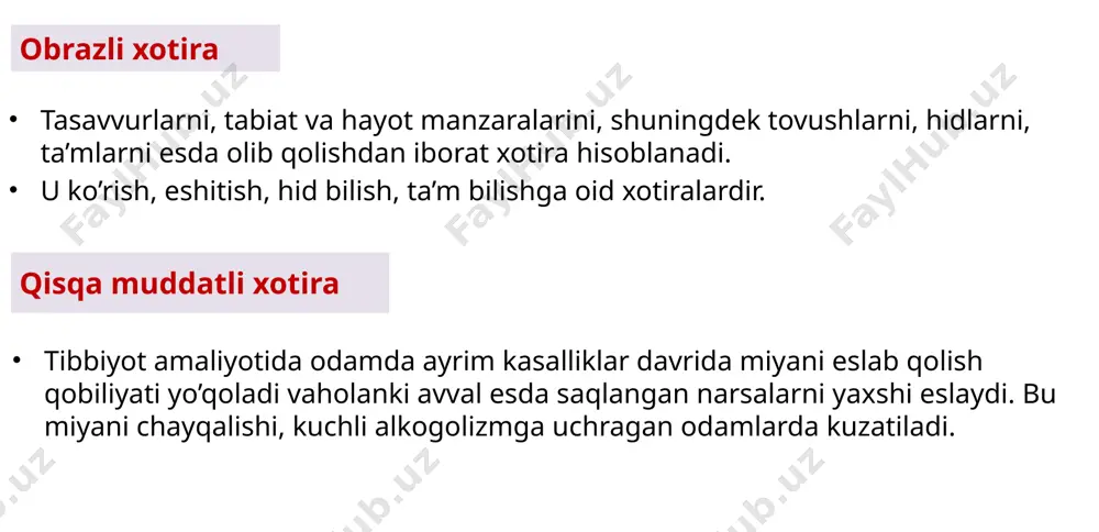 gormon ajralishini stimullovchi [2] statinlar - gormon ajralishini ingibirlovchi miyacha miyacha bosh miya yarim sharlarining orqasida, uzunchoq miya va varoliy ko‘prigi ustida joylashgan. miyacha o‘rta qismi – chuvalchang va uning ikki tomonidagi miyacha yarim sharlari, hamda uncha katta bo`lmagan qo‘shimcha yon bo`laklardan iborat. miyacha yarim sharlarining har qaysisi tishsimon, po‘kaksimon, sharsimon yadrolarga ega. miyachaning o‘rta qismida ikkita chodir yadrosi bor. miyachaning funksiyalari muskul tonusi va vaziyatni boshqarish; maqsadga erishishga qaratilgan vaziyat va harakatlarni uyg‘unlashturish; miya po‘stlog‘i yuzaga chiqaradigan harakatlarni uyg‘unlashtirish. miyacha zararlanganda quyidagi holatlar kuzatiladi: atoniya, astaziya, astenuya, ataksiya, adiadoxokinez, dezekvilibratsiya atoniya – muskullar tonusining yo‘qolishi, miyacha olib tashlangandan keyin bir necha kun o‘tgach ro‘y beradi. astaziya - miyacha olib tashlangandan so‘ng muskullar silliq tetanik qisqarish qobiliyatini yo‘qotadi. hayvon tinmay qaltirab, tebranib turadi. asteniyaga - harakatlar tejamsizligi, unda ortiqcha muskullar ishtirok etishi, qisqarishlarning silliq tetanik bo`lmasligi sababli organizn salga charchaydi bu asteniya deyiladi. ataksiya - odamning miyachasi zararlanganda, u gandiraklaydi, …