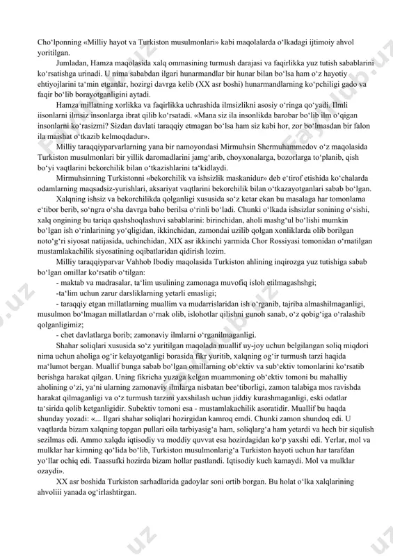 1885 yili mirza salimbek somjin tumaniga amlokdor qilib tayinlanadi. shundan keyin uning martabasi yil sayin ortib boradi. 1888-1893 yillarda nurota, boysun shahrining mirshabi, 1893-1920 yillarda nurota, boysun, serobod, shahrisabz, chorjo‘y viloyatlarining hokimi va bosh zakotchi vazifasida turdi. inqilobdan keyin (1920) u ba‘zi sovet tashkilotlarida, buxoroda tashkil etilgan «anjumani tarixi» (tarixshunoslar jamiyati) da xizmat qildi, juda ko‘p asarlar yozdi. tarixchilar uchun eng muhimi uning so‘nggi asari «tarixi salimiy»dir. asarning yozilgan yili noma‘lum. tadqiqotchilarning fikricha asar 1920 yillarda yozilgan. asarda, amir muzaffar davrida hisor, ko‘lob, boljaun, qorabegin va darvozda bo‘lib o‘tgan feodallar isyoni, buxoro-qo‘qon, buxoro-rossiya munosabatlari, buxoro xonligining xix asrning ikkinchi yarmidagi umumiy ahvoli, ma‘muriy tuzilishi haqida qimmatli ma‘lumotlar bor. niyoz muhammad qo‘qandiy. xix asrda o‘tgan farg‘onalik tarixchi, 1803 yili qo‘qonda yirik harbiy xizmatchi oilasida tug‘ilgan, xudoyorxon qo‘shinida xizmat qilgan, 60-yillar boshlarida iste‘foga chiqib, ilmiy ish olib borgan. niyoz muhammad keng ma‘lumotli kishi bo‘lib, «niyoziy» taxallusi bilan she‘rlar ham yozgan. lekin yirik …