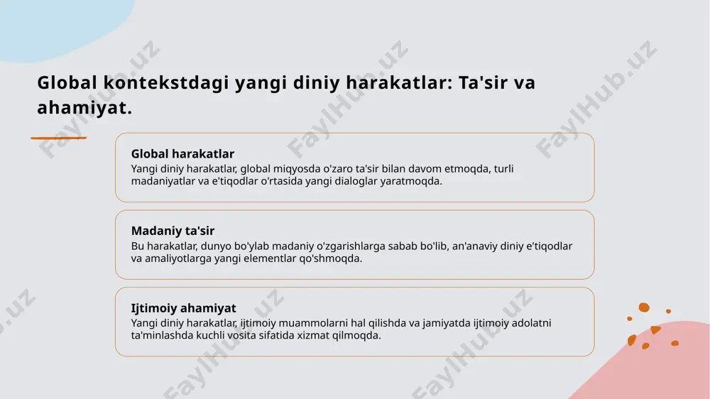 yangi diniy taʼlimotlar va sektalar - Page 5