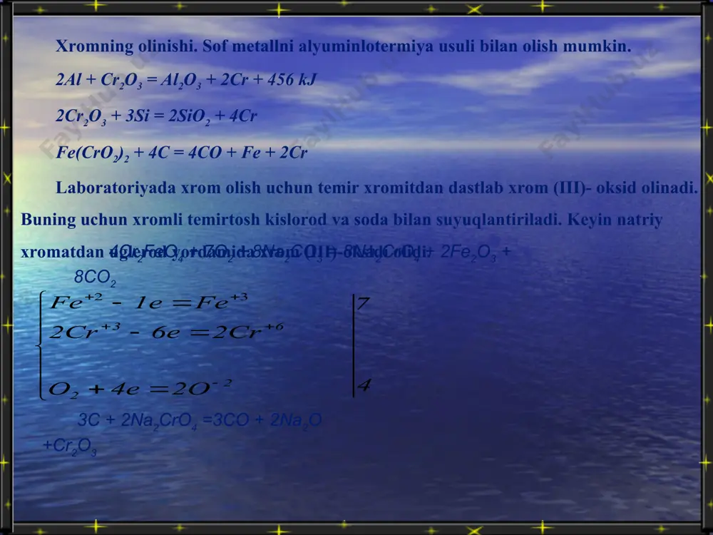 xrom va uning birikmalari - Page 4