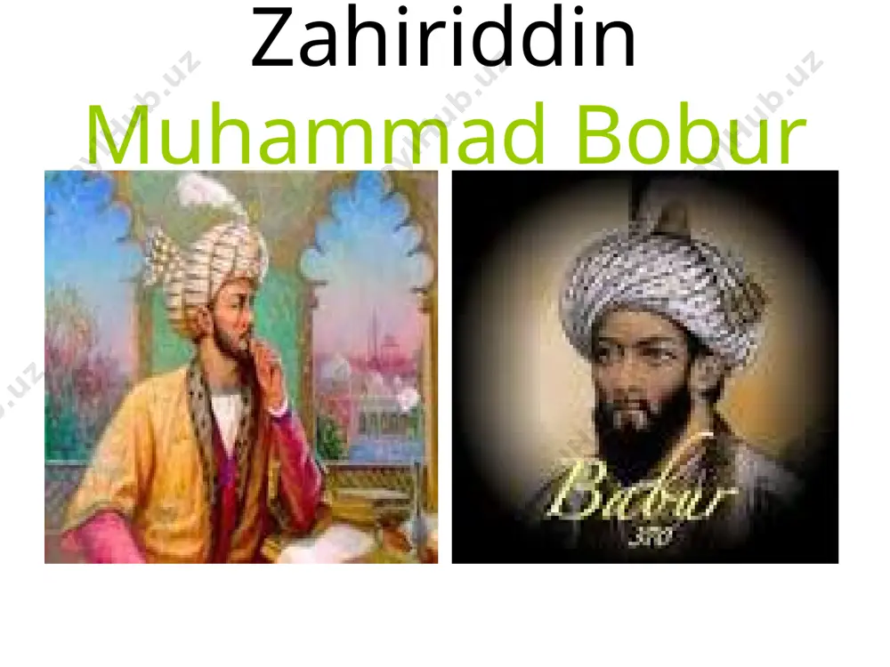 zahiriddin muhammad bobur buklet - Page 3