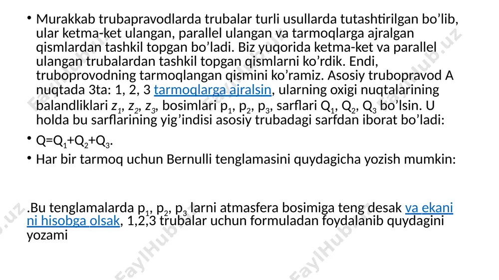 quvurlarni ketma-ket va parallel ulash hamda ularni hisoblash usullari - Page 5
