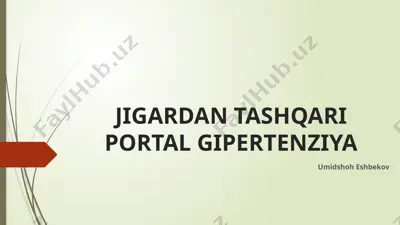 portal gipertenziya — PPTX