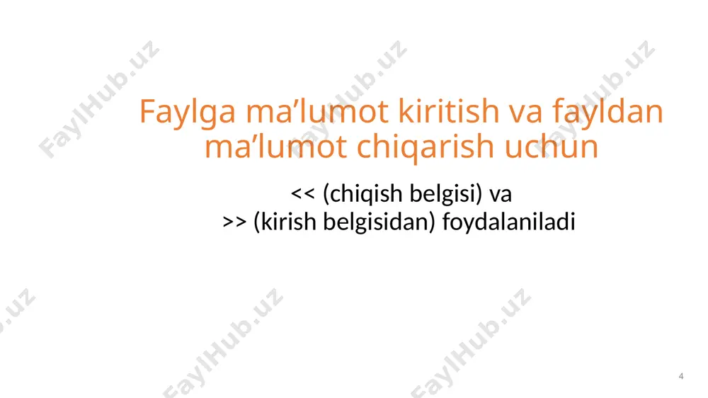 fayllar bilan ishlash - Page 4