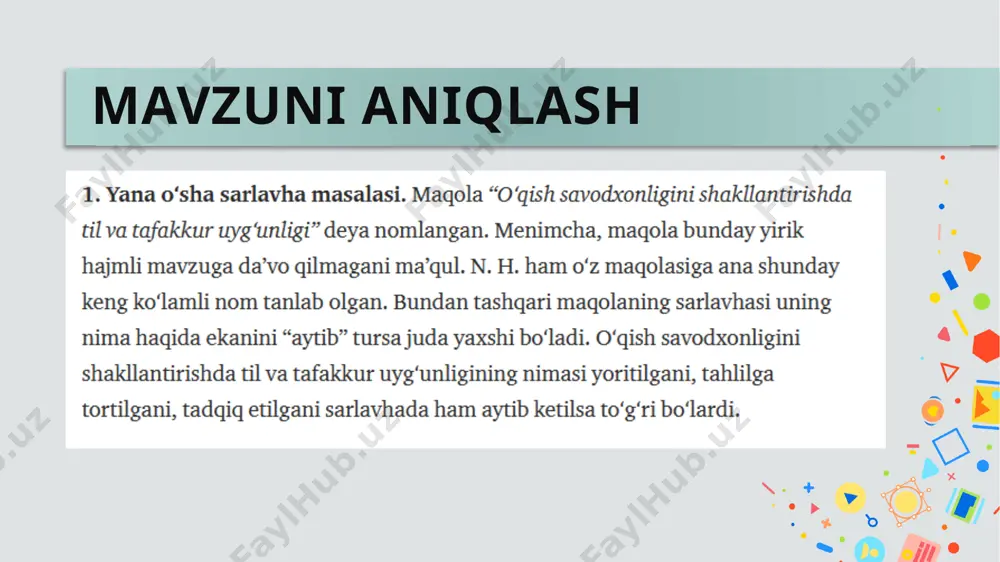 diqqatni nimaga qarating kerak? - Page 3