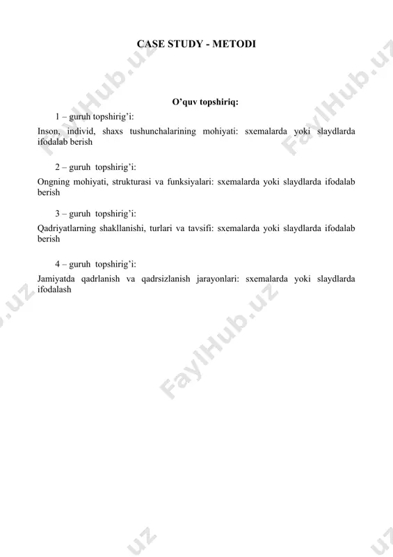 bord» texnologiyasi tushuncha yoki fikr keltirilgan fikrning mazmun va mohiyati milliy qadriyatlar mintaqaviy qadriyatlar umuminsoniy qadriyatlar tushunchalar texnologiyasi: aksiologiya – qadriyat – moddiy va ma’naviy qadriyatlar – diniy qadriyatlar – axloqiy va estetik qadriyatlar – umuminsoniy qadriyatlar – milliy qadriyatlar – oila – nikoh –