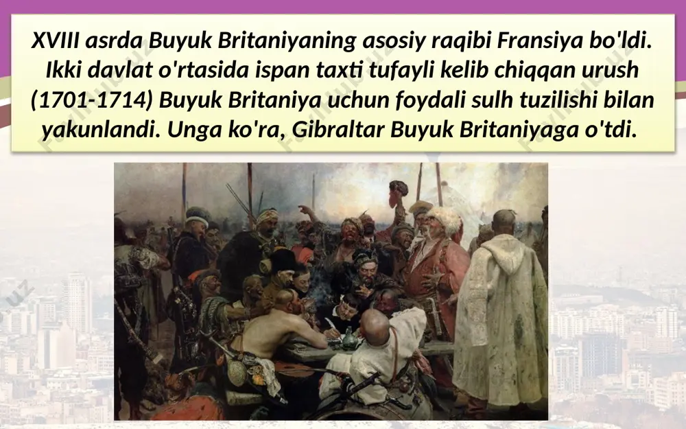 angliyaning dunyoda birinchi sanoat mamlakatiga aylanishi. 8- sinf - Page 5