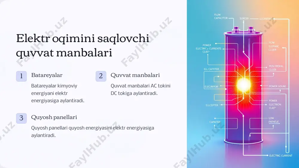 capacitorlar bilan energiya saqlash va zaryadlash - Page 5