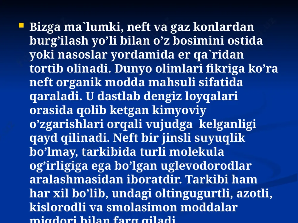 neft, gaz va gazokondensat - Page 5