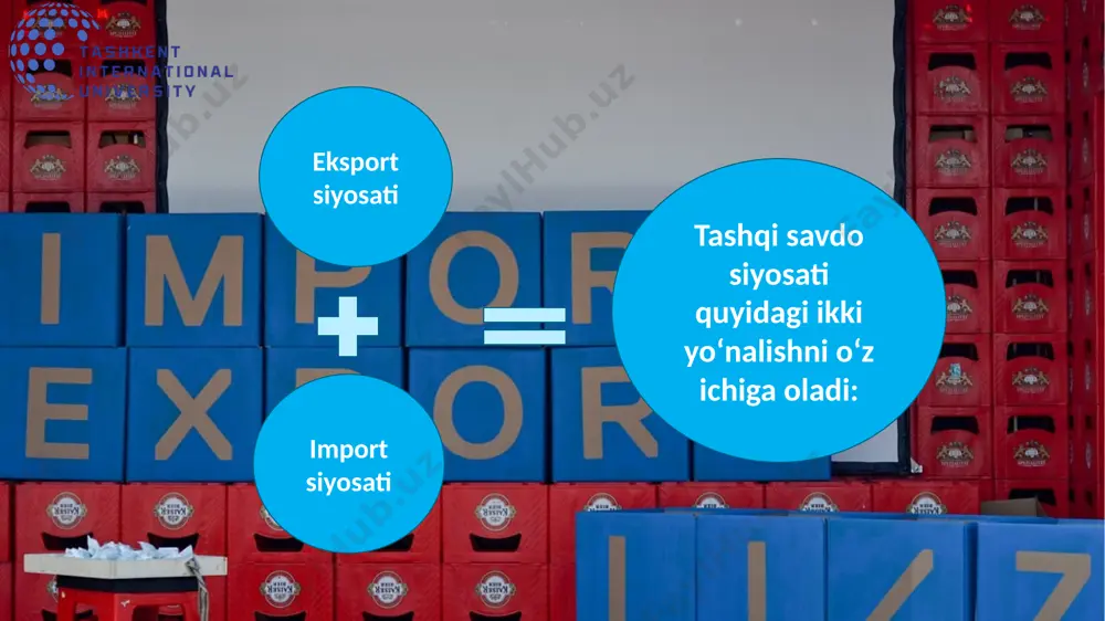 tashqi savdoni tartibga solishning tarif metodlari - Page 3