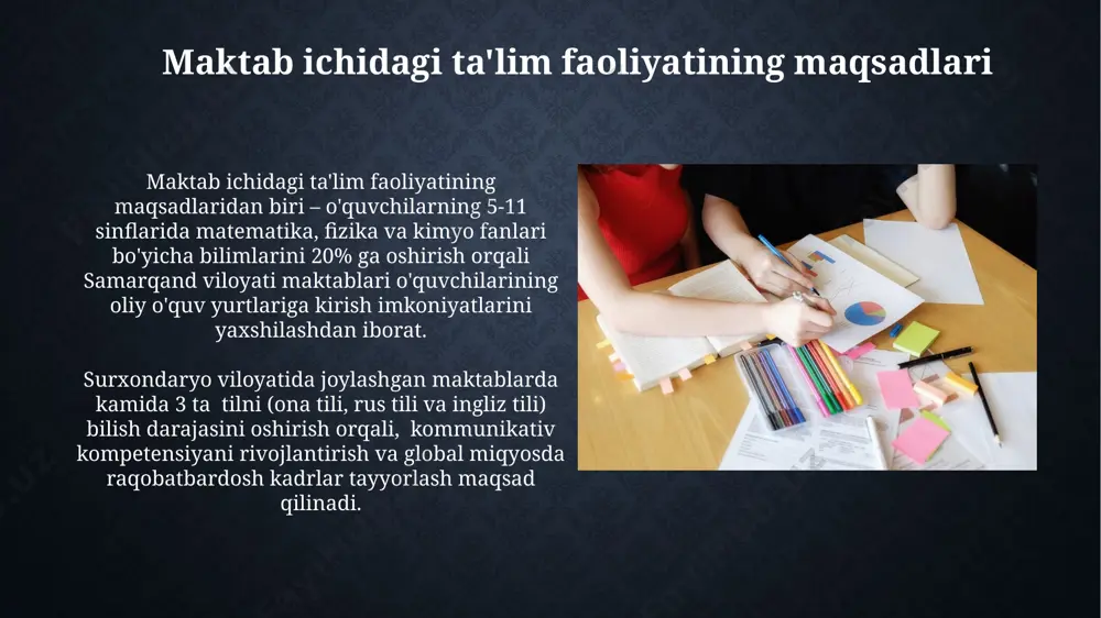 sinfdan va maktabdan tashqari tarbiyaviy ishlarning maqsadi va vazifalari - Page 5