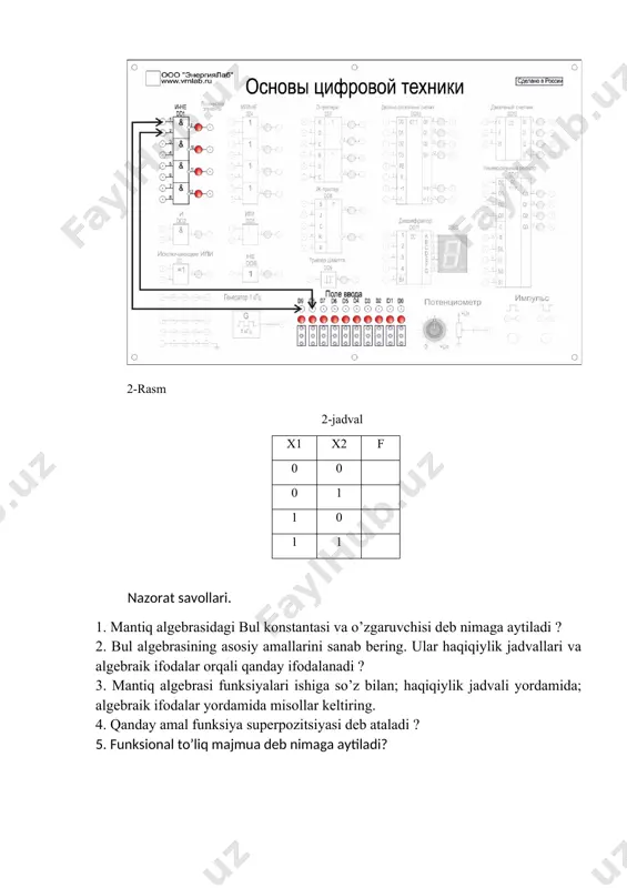 va mantiqiy elementi - Page 4