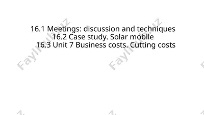 business meetings — PPTX