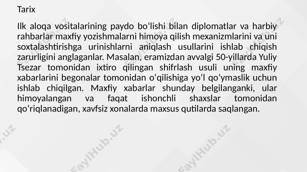 informatsion tizimlarda axborotlarni himoyalash usullari - Page 5