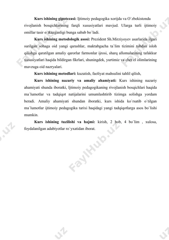 ijtimoiy pedagogika rivojlanish bosqichlari - Page 5