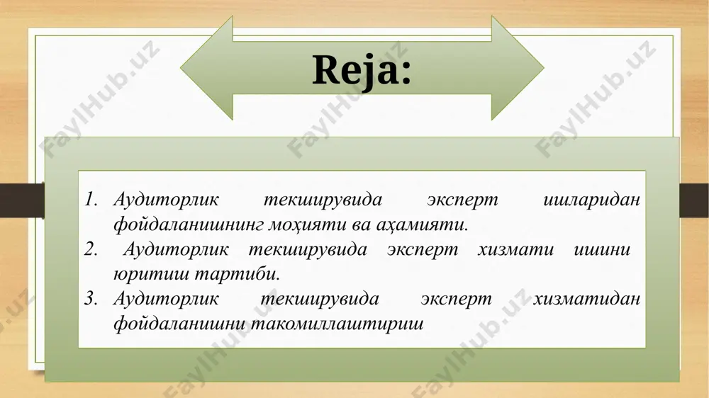 auditorlik tekshiruvidan ekspert ishlaridan foydalanish - Page 2