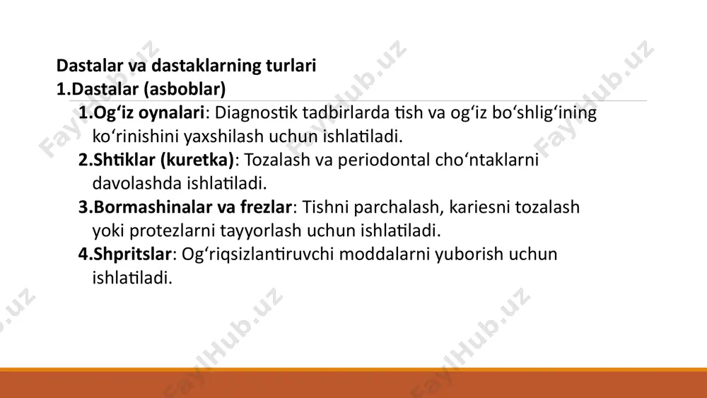 stomatologiyada qo'llaniladigan dastalar va dastaklar - Page 4