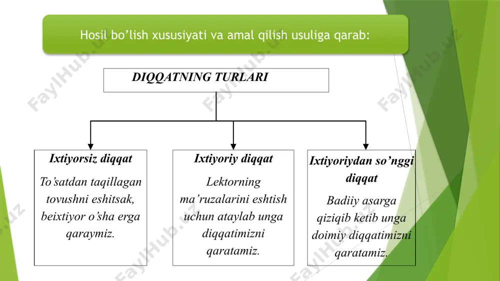 aoliyatinining yuqori shakli, real olamni aks ettirishning umumlashgan va bevosita usuli bo’lib, obektlar orasidagi bog’liqlik, bilish jarayoni, yangi bilimlarni ochish, ijodiy, muammoli masalalarni echishga qaratilgan jarayondir. tafakkur atrof-muhitdagi voqelikni nutq yordami bilan bilvosita, umumlashgan xolda aks ettiruvchi psixik jarayon bo’lib, u ijtimoiy sababiy ichki bog’lanishlarni anglashga, yangilik ochishga va bashorat qilishga yo’naltirilgan aqliy faoliyatdir. tafakkurning o’ziga xos xususiyatlari uni til bilan bevosita bog’liqligidir. tafakkur nutqda namoyon bo’ladi. tafakkur inson hayoti tajribasida sezgi, idrok va tasavvurlar asosida yuzaga keladi va rivojlanadi. tafakkur tufayli sezgi va idrok asosida olamni aks ettirish yanada aniq va to’g’ri bo’ladi. tafakkur borliqni umumlashgan holda aks etishidir. qachonki muammoli vaziyat paydo bulganda tafakkur ishga tushadi. eksperemental psixologiya bu jarayonlarni ham o’rganadi tafakkur bilishning eng oily va yuqori darajadagi shakl bilish jarayonlaari tafakkur va fikrlash jarayonlarining xossalari ular shaxs tomonidan borliqni aks ettirish, umumlashtirish va bilvosita aks ettirish shakli tafakkur jarayonida fikrlash operatsiyalariga: analiz, sintez, taqqoslash, umumlashtirish, konkretlashtirish, …