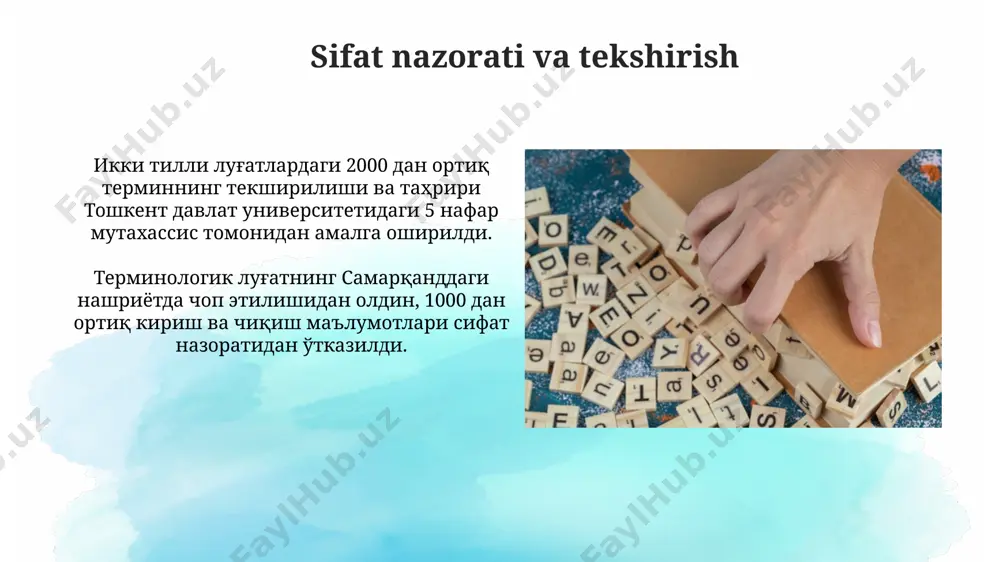ikki tilli va terminologik lug‘atlar ustida ishlash - Page 5