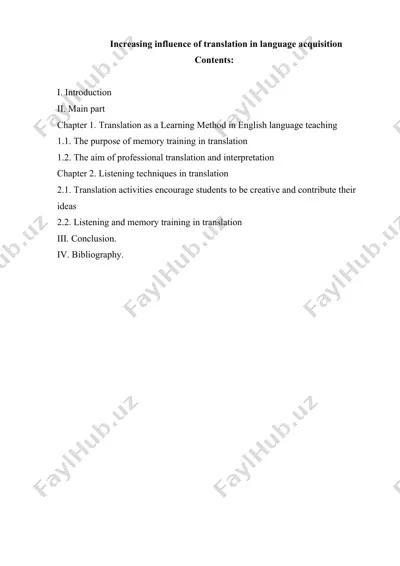 increasing influence of translation in language acquisition — DOCX