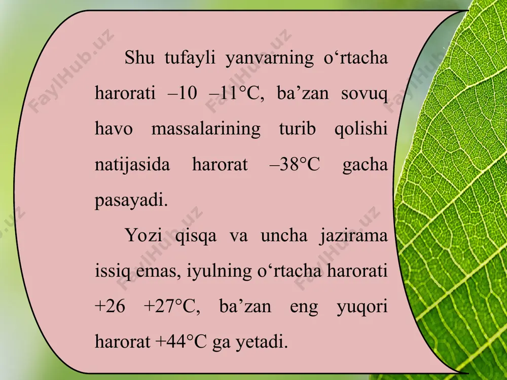 ustyurt iqlimi, suvlari, tuproqlari, o‘simliklari va hayvonot dunyosi 7-sinf - Page 4