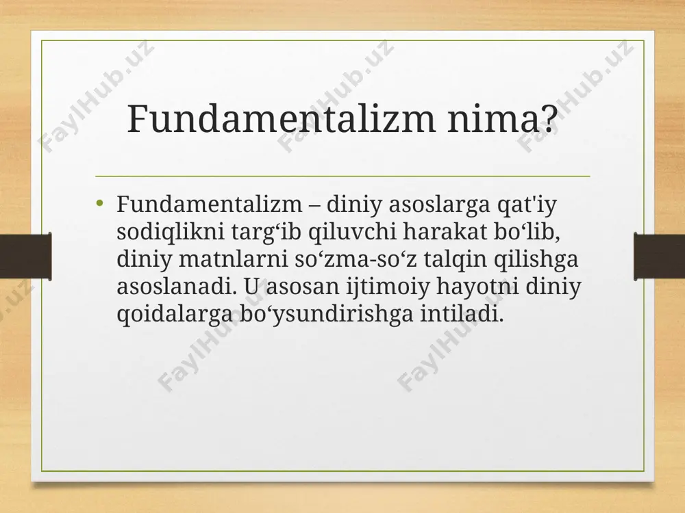 diniy fundamentalizm, radikalizm va terrorizm - Page 3