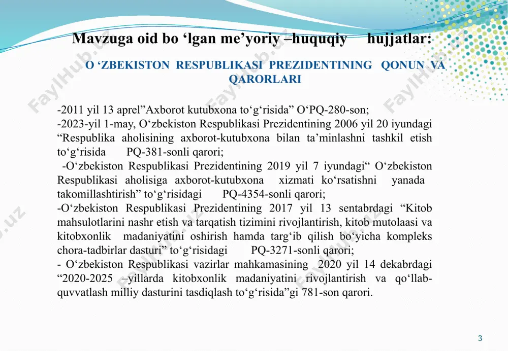 maktab kutubxonasining ish samaradorligini oshirish - Page 3